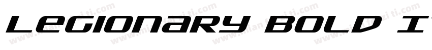 Legionary Bold Itali字体转换